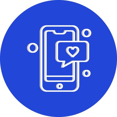 Vektör Mobil simge illüstrasyonu