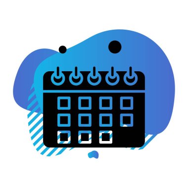 vektör Takvimi Simgesi illüstrasyonu