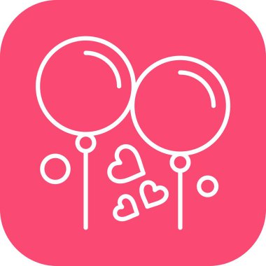 vektör Balon simgesi illüstrasyonu