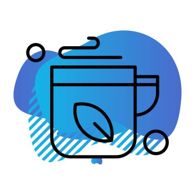 Vektör Kahve Simgesi illüstrasyonu