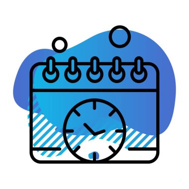 vektör Takvimi Simgesi illüstrasyonu