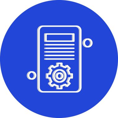 Vektör belgesi Simge illüstrasyonu