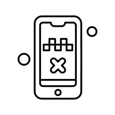  Vektör Mobil simge illüstrasyonu