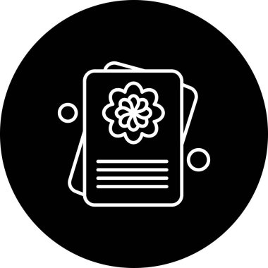 Vektör belgesi Simge illüstrasyonu