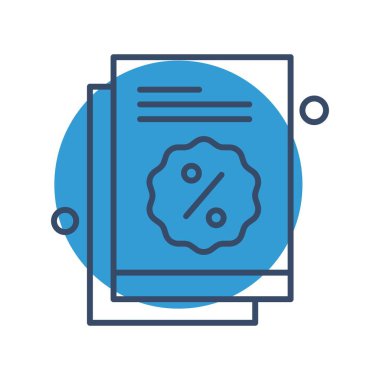 Vektör belgesi Simge illüstrasyonu