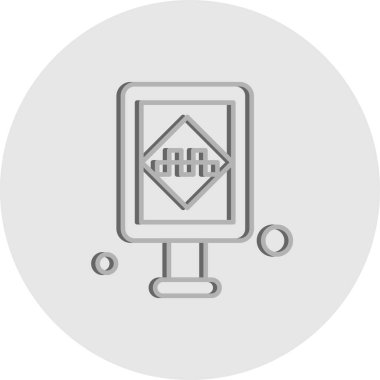 vektör trafik işareti Ico