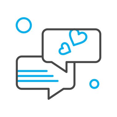  Vektör sohbet simgesi illüstrasyonu