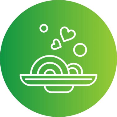 Gıda vektörü illüstrasyon simgesi