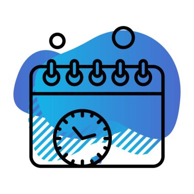 vektör Takvimi Simgesi illüstrasyonu