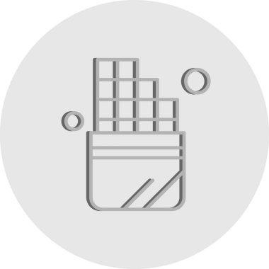 vektör Yüzü Dilek Simgesi 