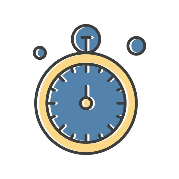 Vector Stop Reloj Icono — Vector de stock