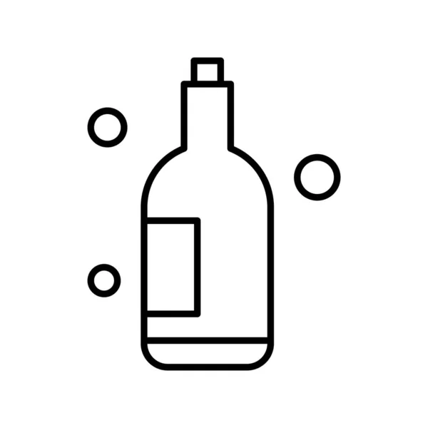 Vector Ilustración Icono Alcohol — Vector de stock