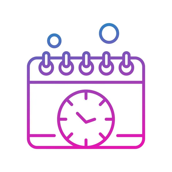 Vetor Calendário Icon Ilustração — Vetor de Stock