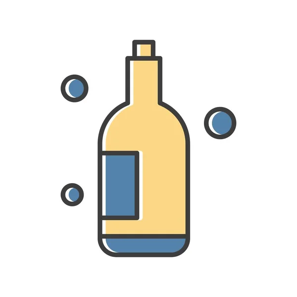 Vector Ilustración Icono Alcohol — Archivo Imágenes Vectoriales