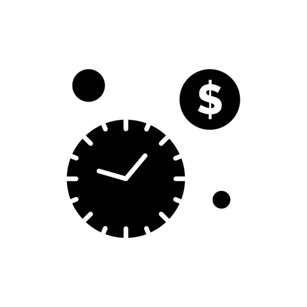 Vector Icono Del Reloj Ilustración — Vector de stock