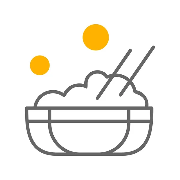 Vector Ilustración Del Icono Comida — Vector de stock