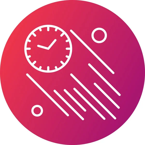 Vector Fast Clock Ico — 스톡 벡터