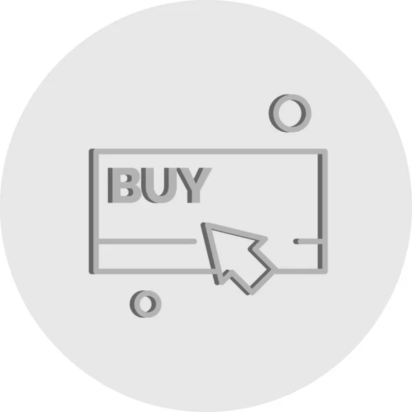 Koop Icoon Vector Illustratie — Stockvector