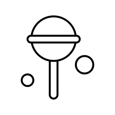 Şekerleme ikonu illüstrasyonu