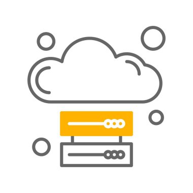 vektör sunucu illüstrasyonu