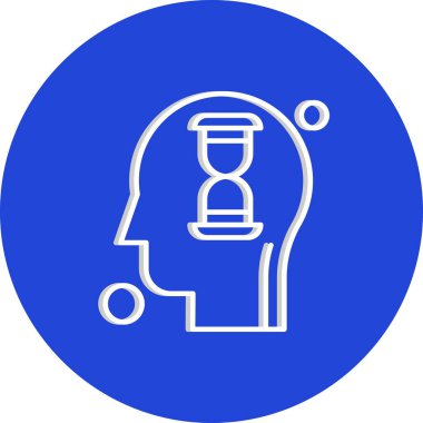 vektör kum saati simgesi illüstrasyonu