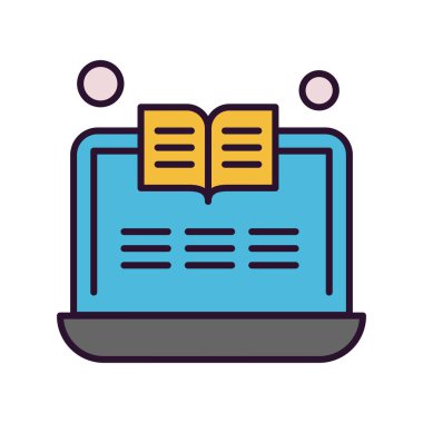 vektör dizüstü simgesi illüstrasyonu