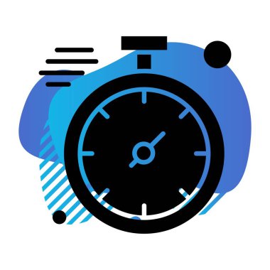 vektör kronometre simgesi illüstrasyonu