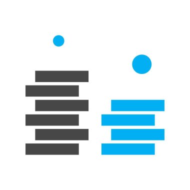 vektör sikkeleri Simge illüstrasyonu