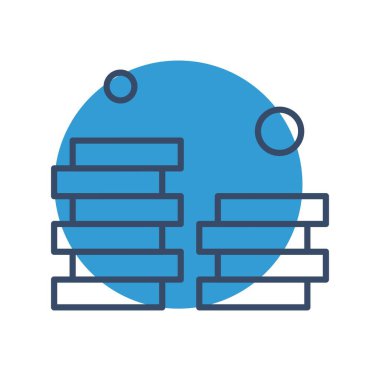 vektör sikkeleri Simge illüstrasyonu