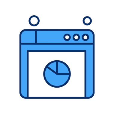 websitesi simgesi vektör illüstrasyonu