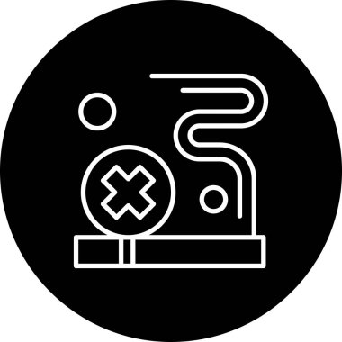  vektör Sigara Simgesi illüstrasyonu