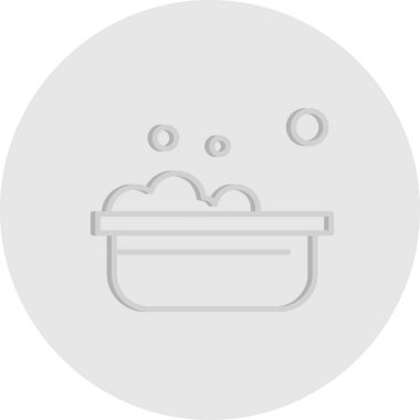 vektör Küvet Simgesi illüstrasyonu