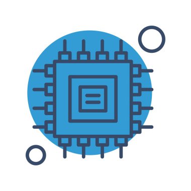 vektör Chip Simgesi illüstrasyonu