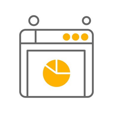 websitesi simgesi vektör illüstrasyonu