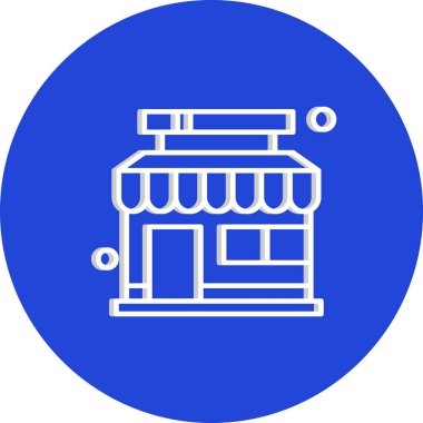 vektör mağaza simgesi çizimi