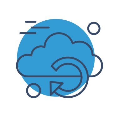  vektör yeniden yükleme simgesi illüstrasyonu