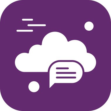  Vektör sohbet simgesi illüstrasyonu