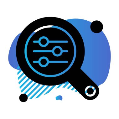 vektör Arama Simgesi illüstrasyonu