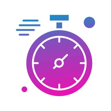 vektör kronometre simgesi illüstrasyonu