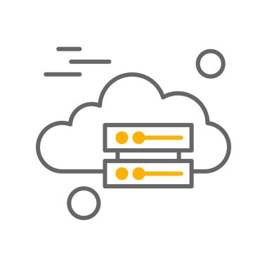 vektör sunucu illüstrasyonu