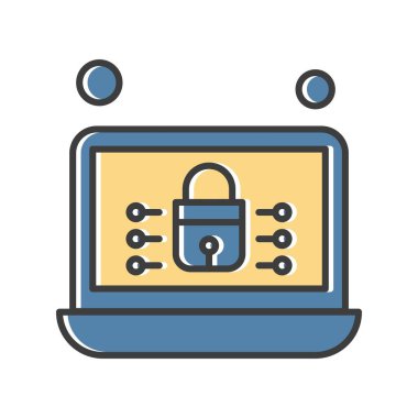 vektör dizüstü simgesi illüstrasyonu