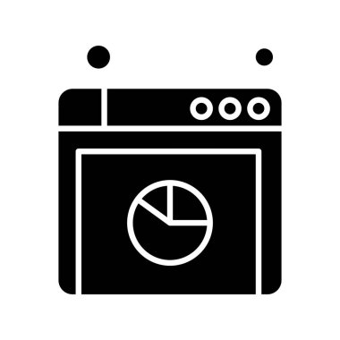 websitesi simgesi vektör illüstrasyonu