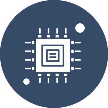 vektör Chip Simgesi illüstrasyonu