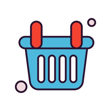 Sepet Simgesi vektör illüstrasyonu