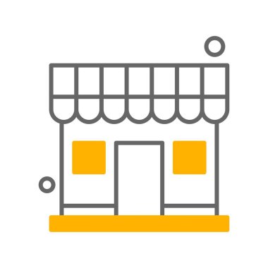 vektör mağaza simgesi çizimi