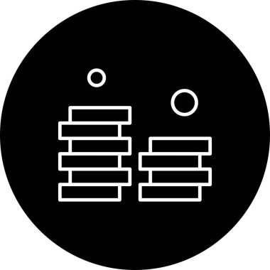 vektör sikkeleri Simge illüstrasyonu