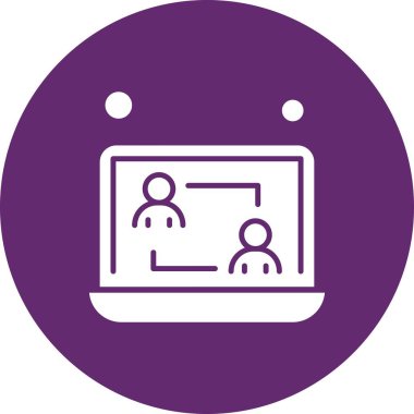 vektör dizüstü simgesi illüstrasyonu