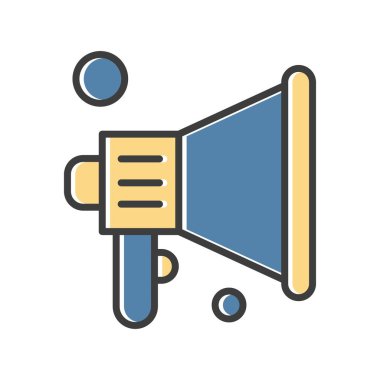 vektör sözcüsü Simgesi illüstrasyonu