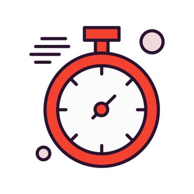 vektör kronometre simgesi illüstrasyonu