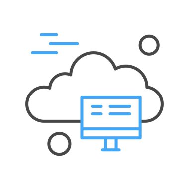 vektör lcd simgesi illüstrasyonu